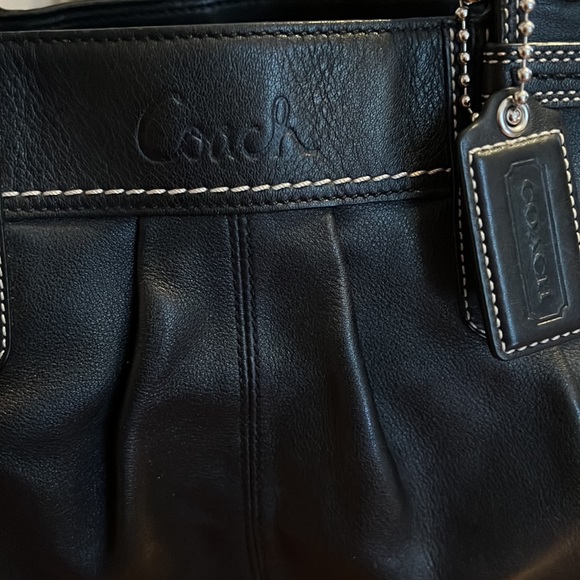 COACH Black Satchel Authentic - Picture 14 of 16